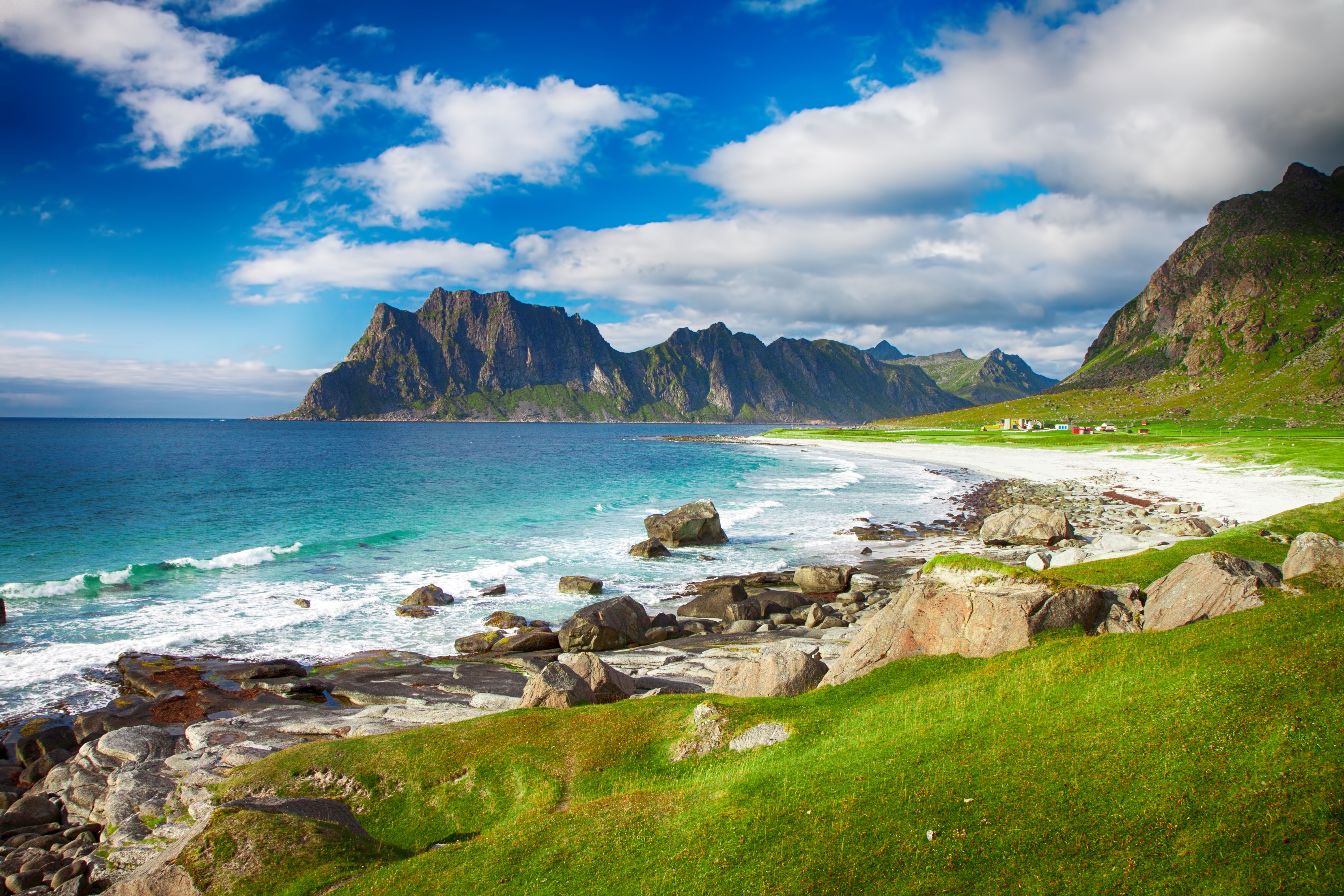 Coastline of the Lofoten Islands